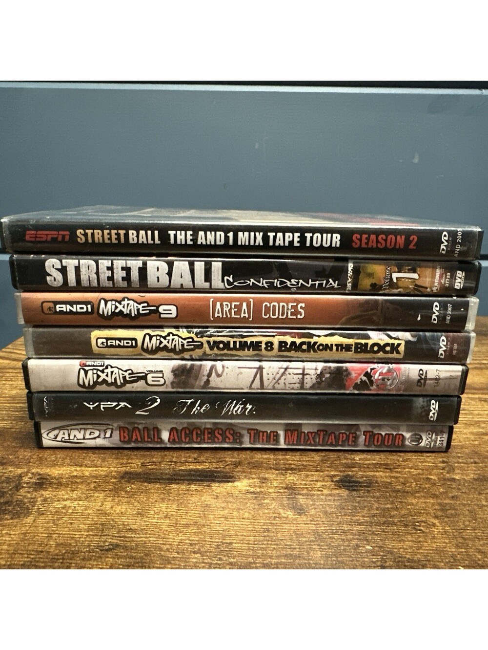AND1 Mixtape Tour DVD Lot 7 Disc Collection Streetball ESPN Rare Basketball